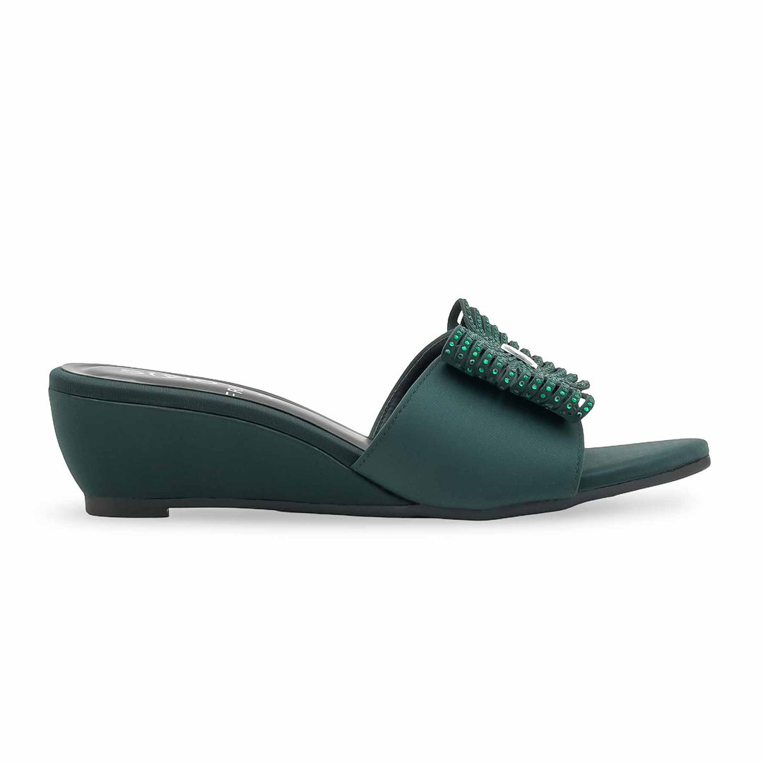 Green Formal Slipper For Women FR8502