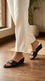 Black Formal Slipper For Ladies FR8504