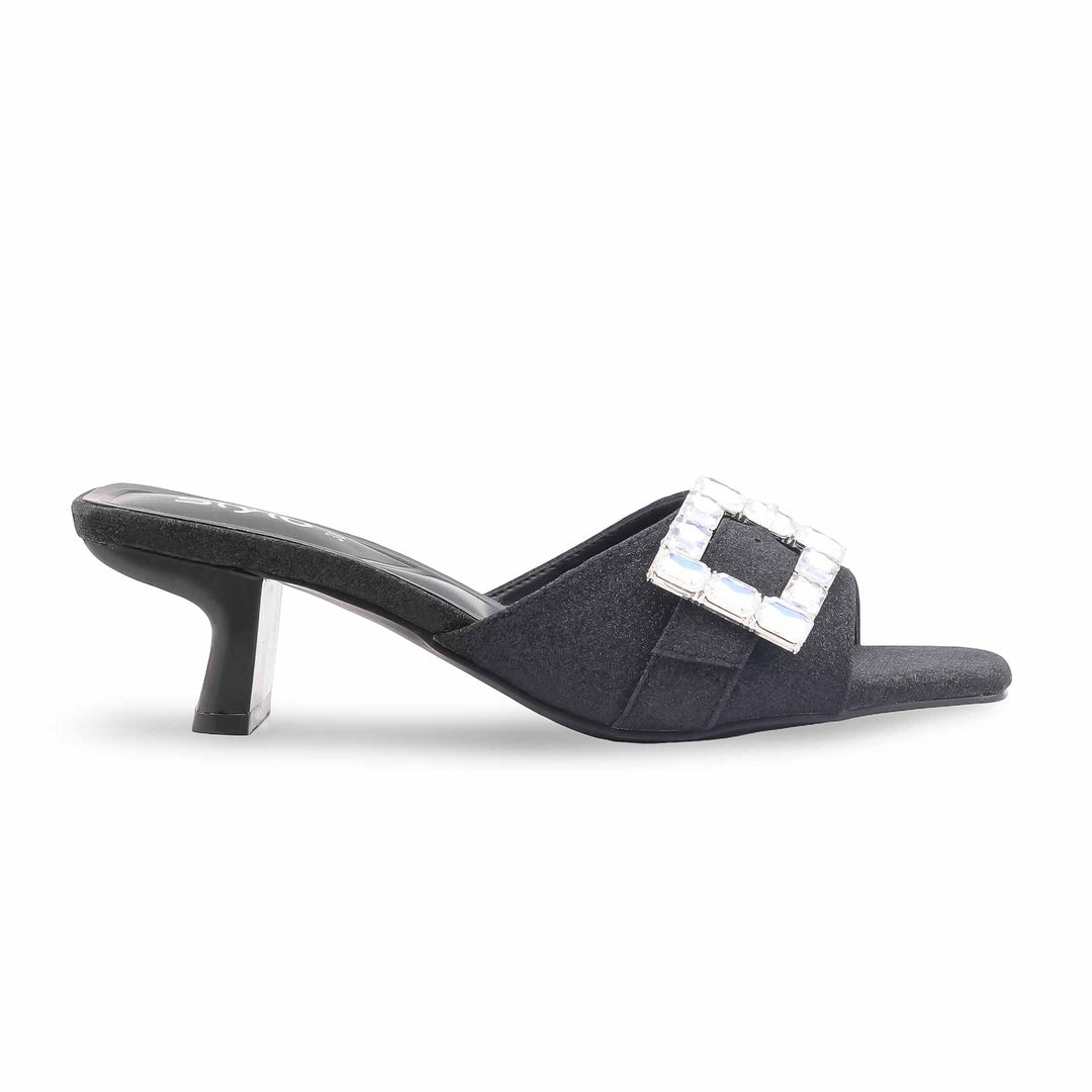 Black Formal Slipper For Women FR8508