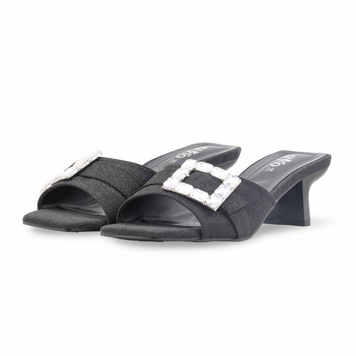 Black Formal Slipper For Women FR8508