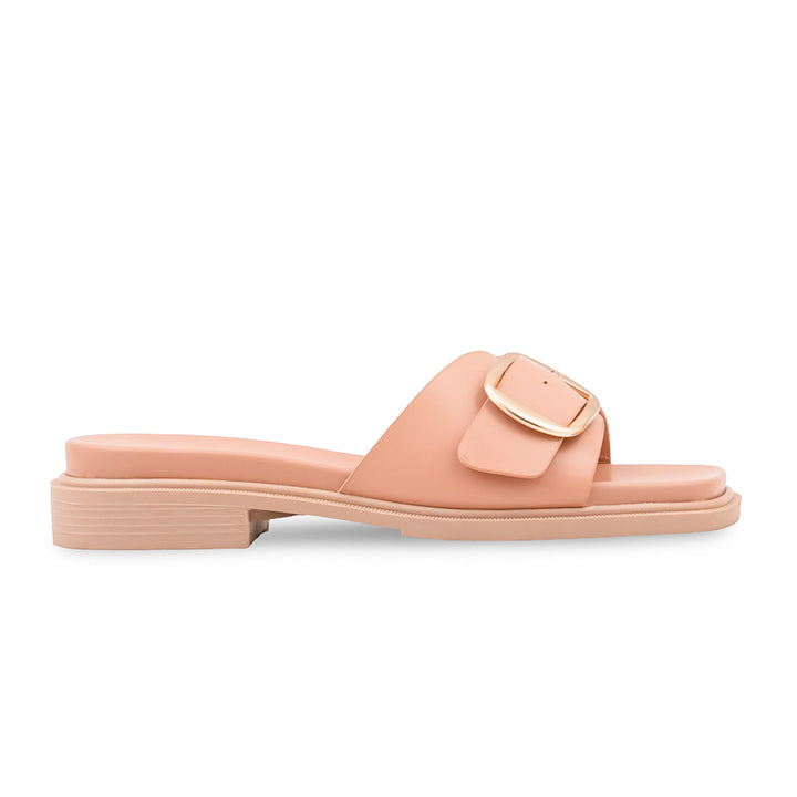 Peach Formal Slipper For Women FR8515