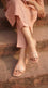 Peach Formal Slipper For Women FR8515