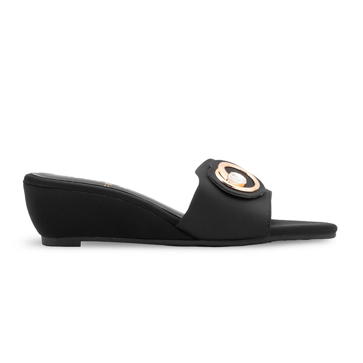 Black Formal Slipper For Women FR8520