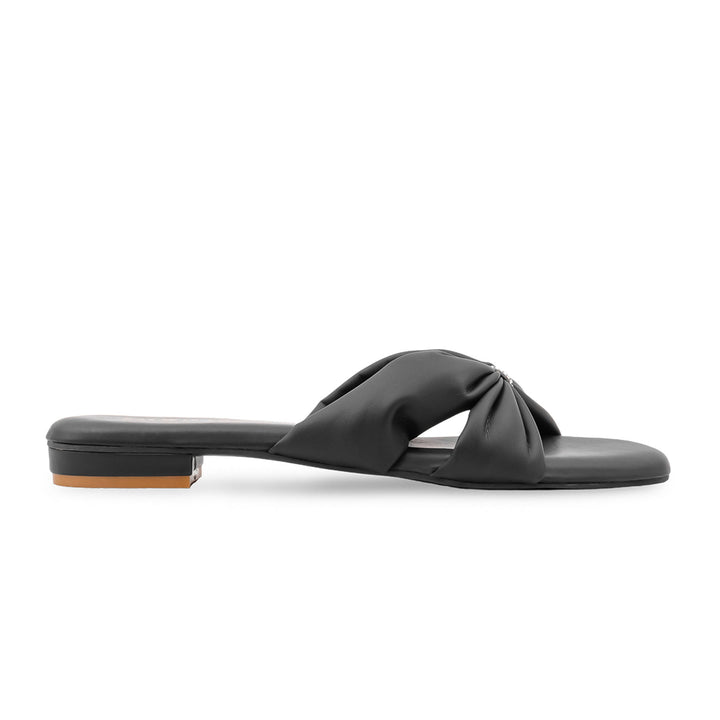 Black Formal Slipper For Ladies FR8521