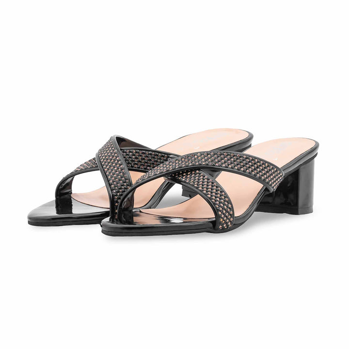 Black Formal Slipper FR8523