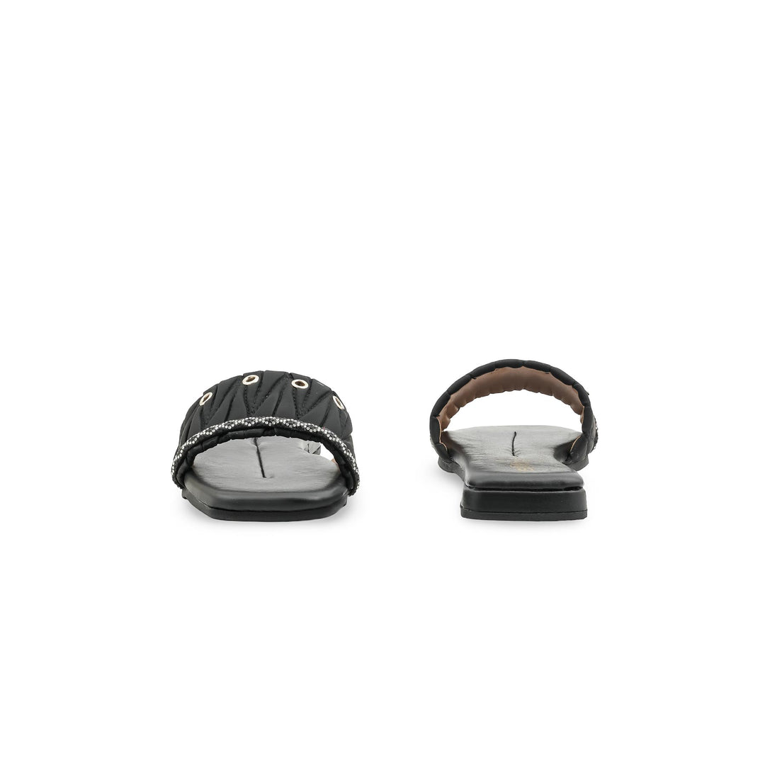 Black Formal Slipper For Women FR8530