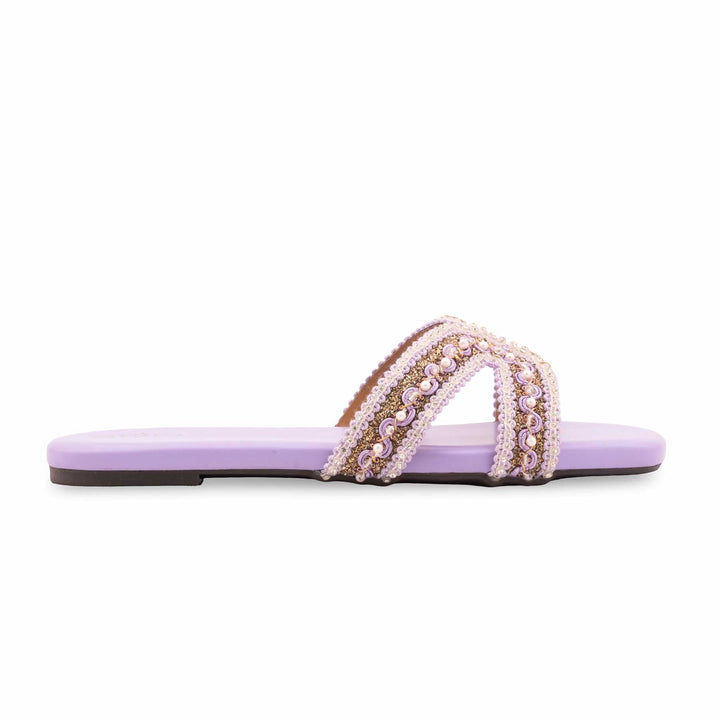 Purple Formal Slipper For Women FR8531
