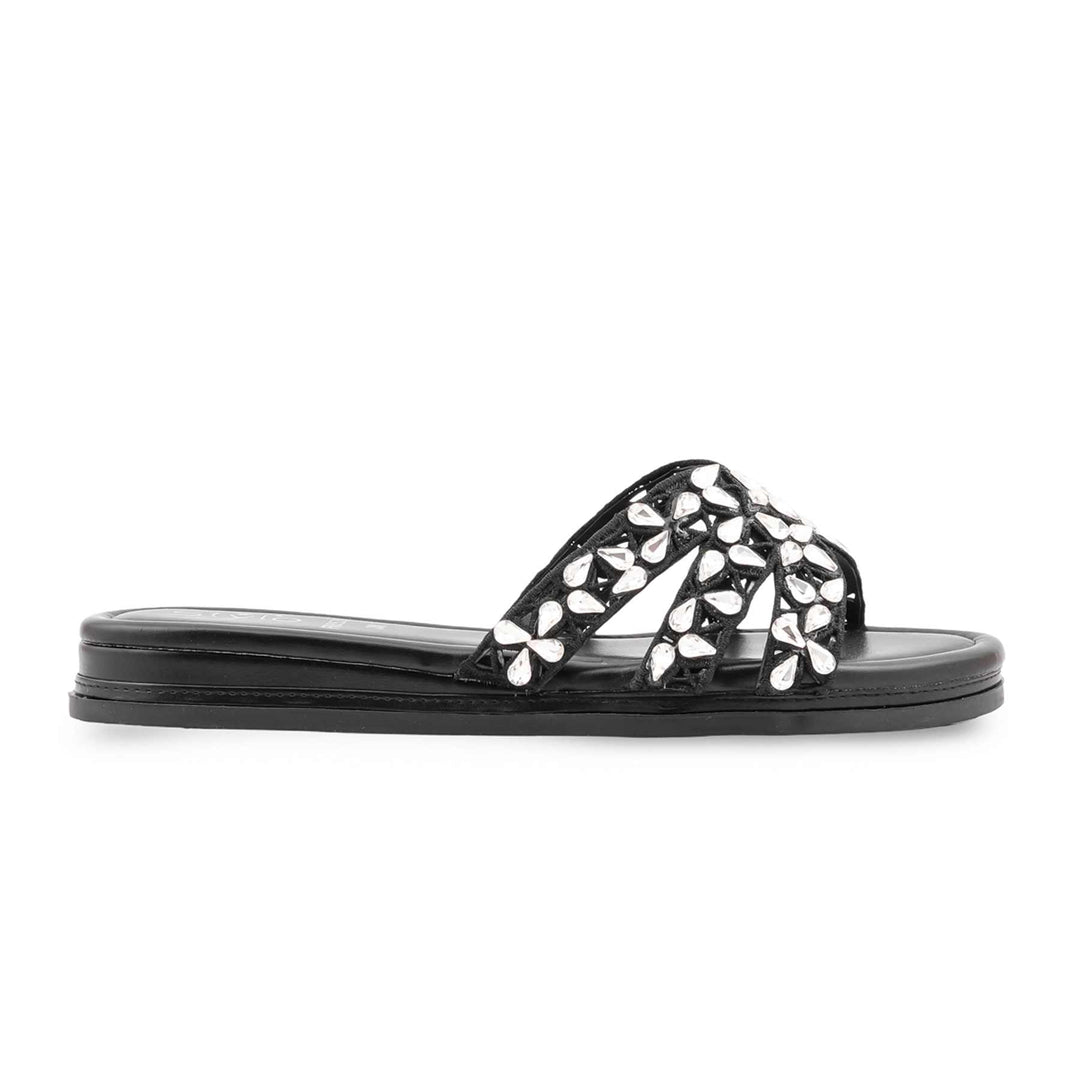 Black Formal Slipper For Women FR8539