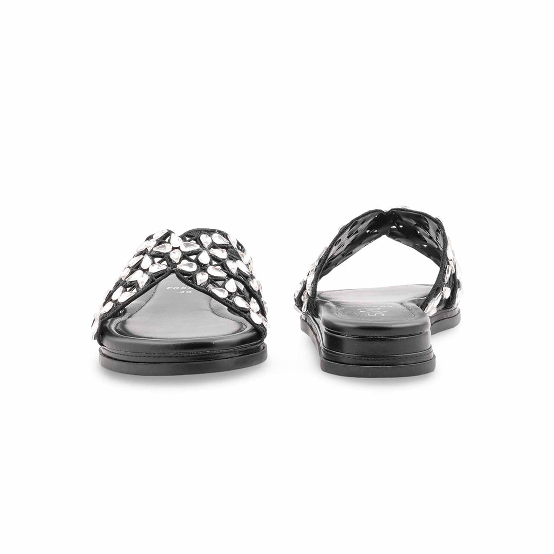 Black Formal Slipper For Women FR8539