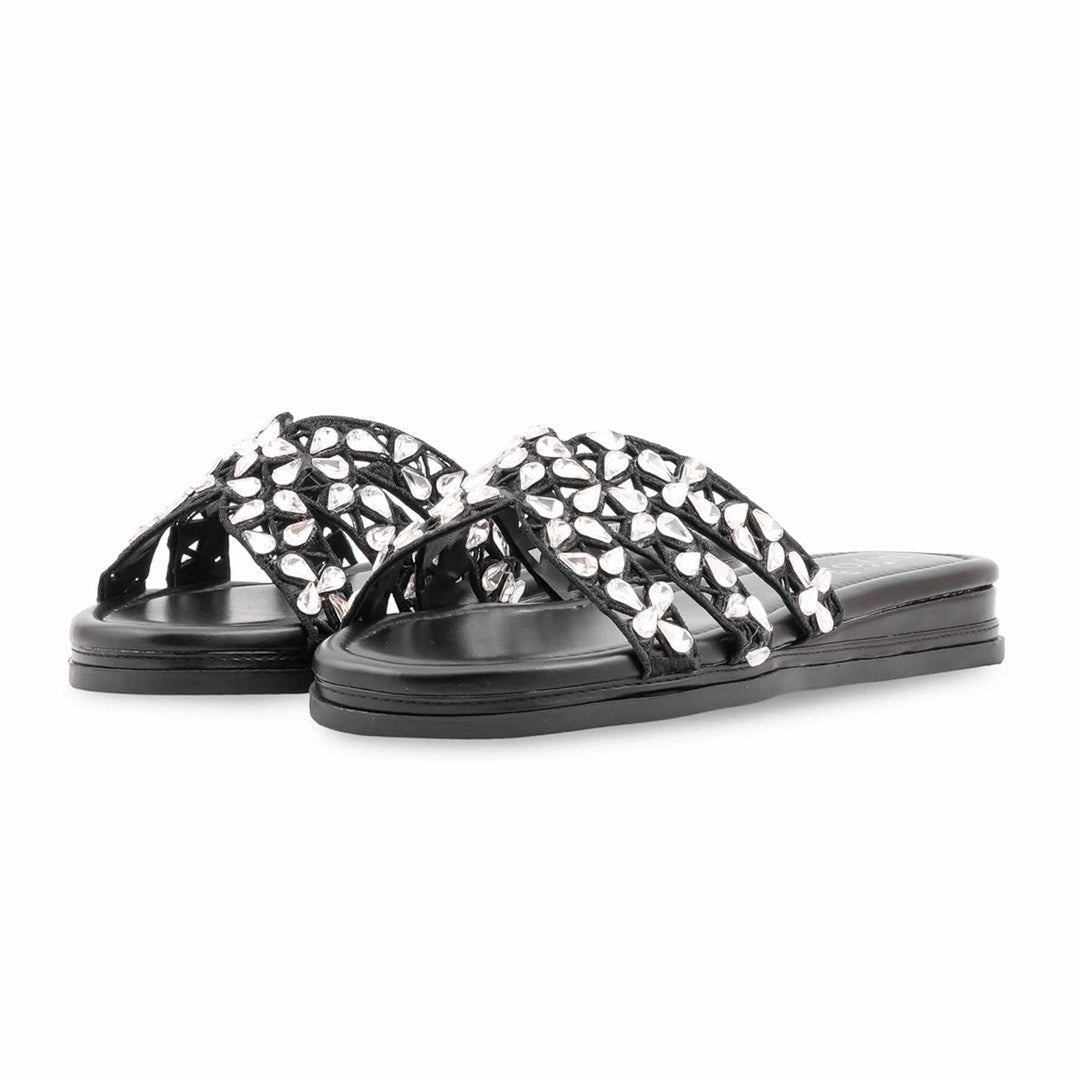 Black Formal Slipper For Women FR8539