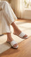 Silver Formal Slipper For Women FR8540