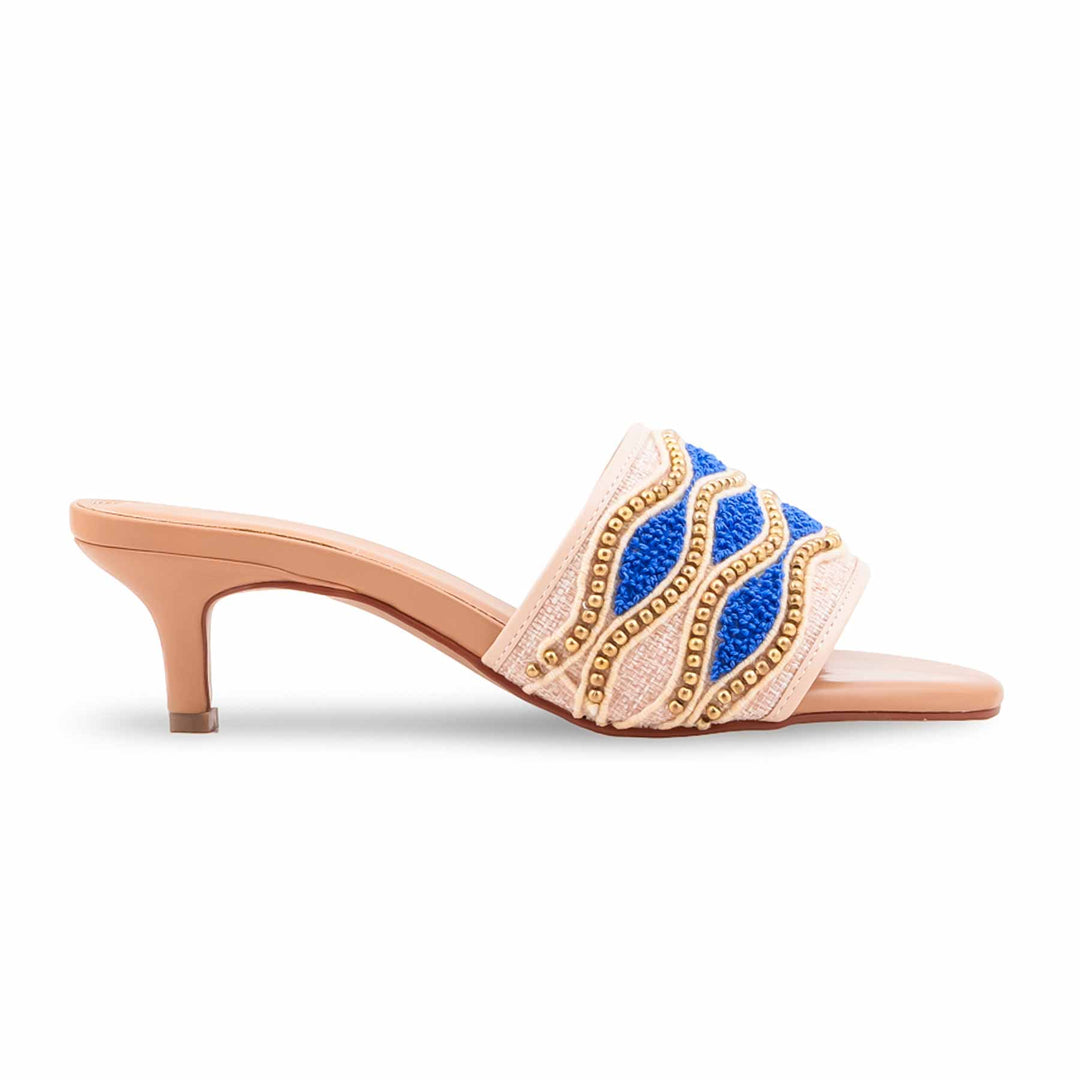 Blue Formal Slipper For Women FR8541