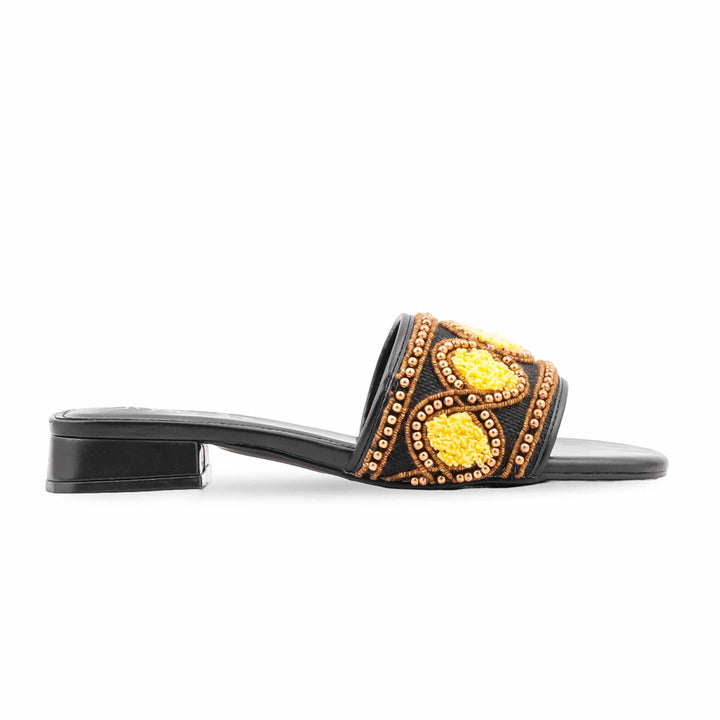 Yellow Formal Slipper For Women FR8543