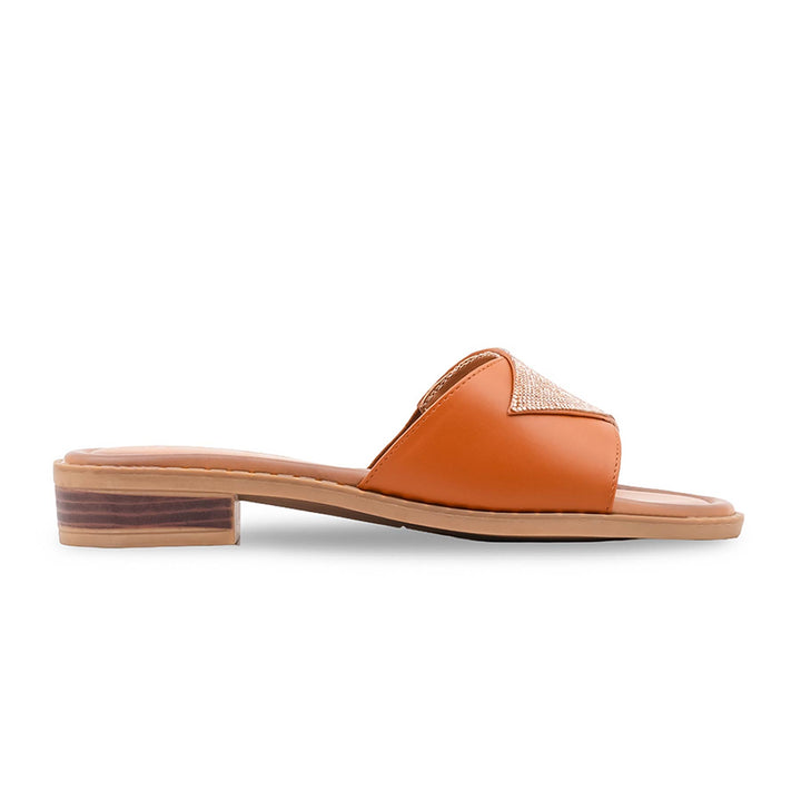 Mustard Formal Slipper For Women FR8551