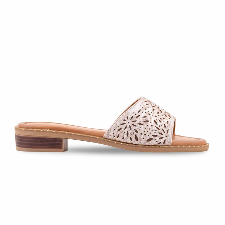 Golden Formal Slipper For Women FR8552