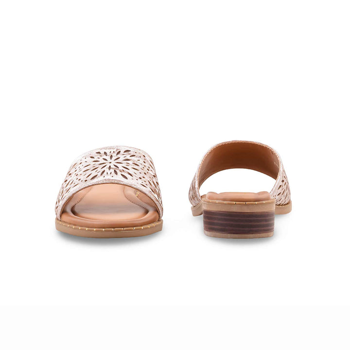 Golden Formal Slipper For Women FR8552