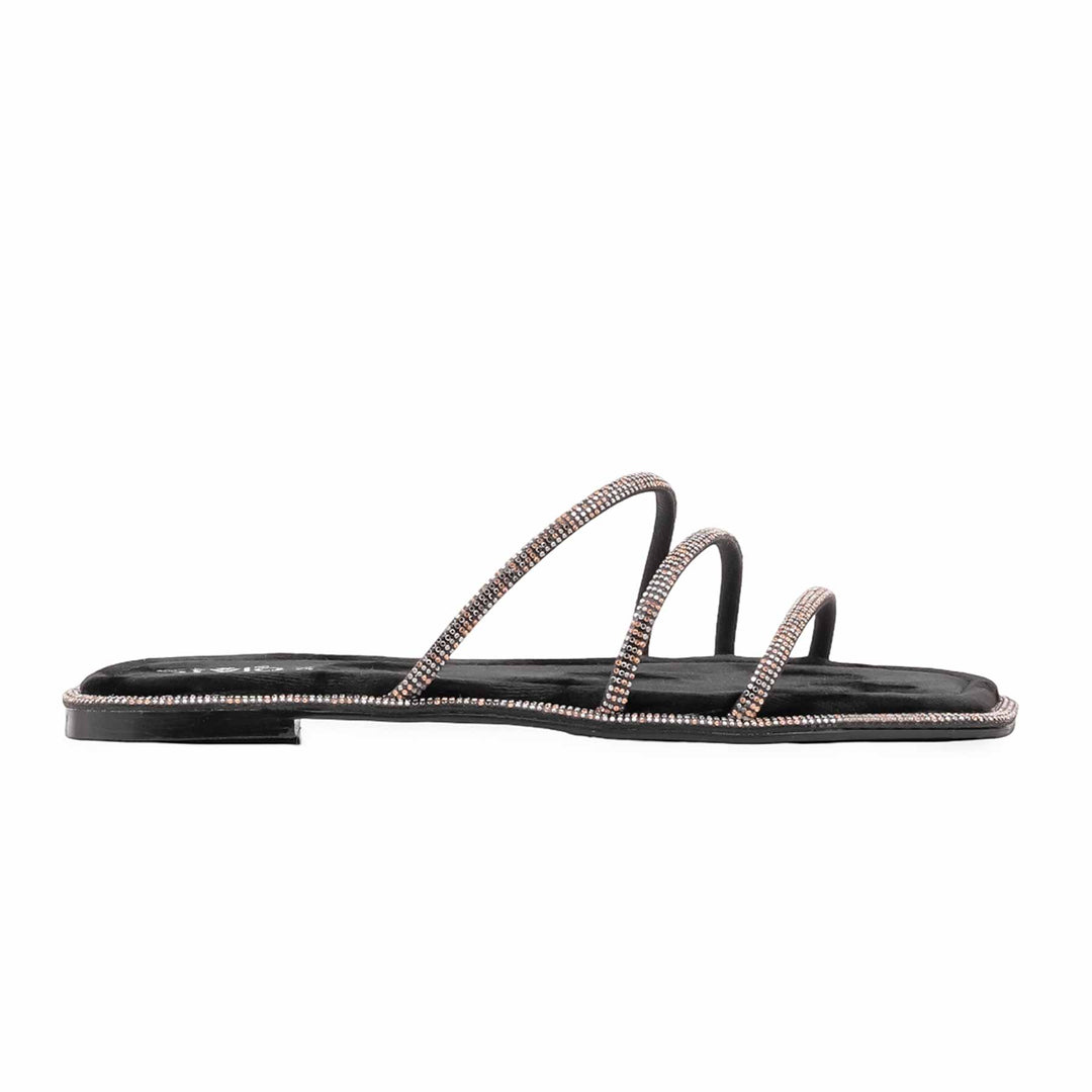 Black Formal Slipper For Women FR8556