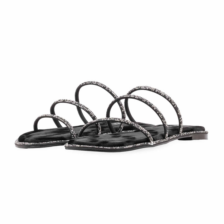 Black Formal Slipper For Women FR8557