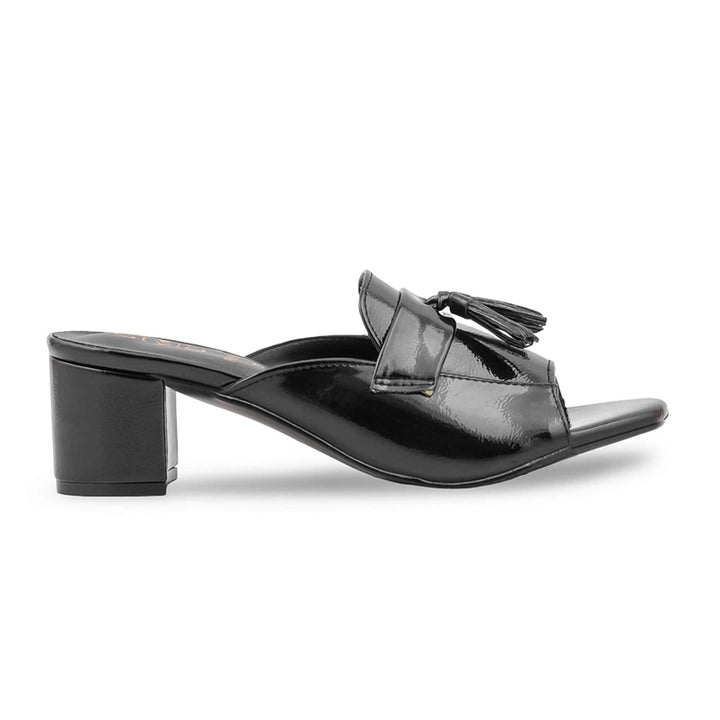 Black Formal Slipper For Women FR8590