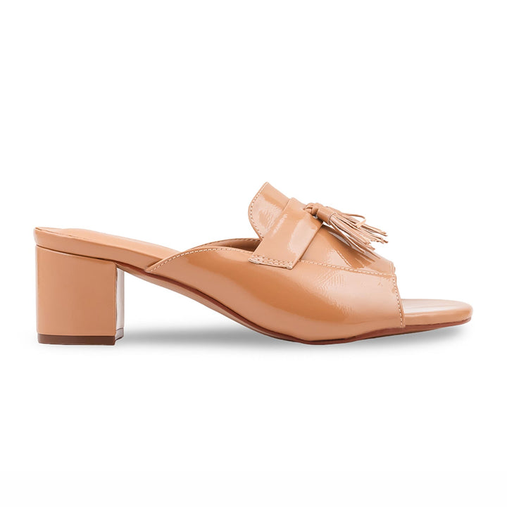 Beige Formal Slipper For Women FR8590