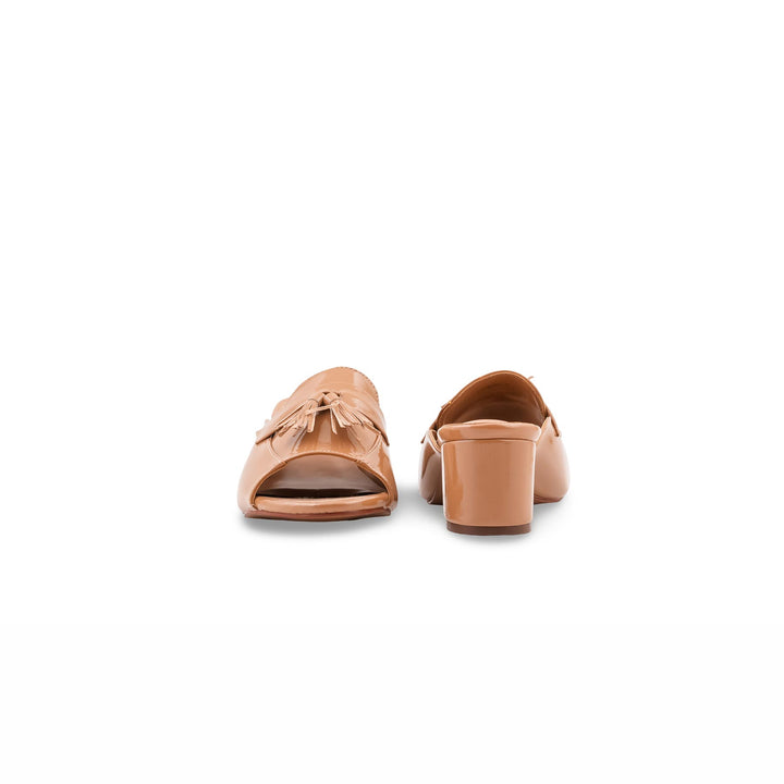 Beige Formal Slipper For Women FR8590