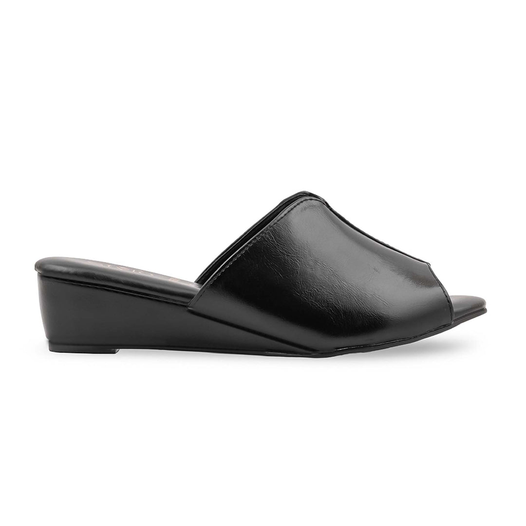 Black Formal Slipper For Women FR8609