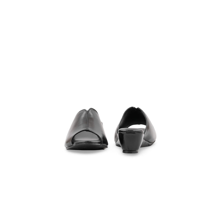 Black Formal Slipper For Women FR8609