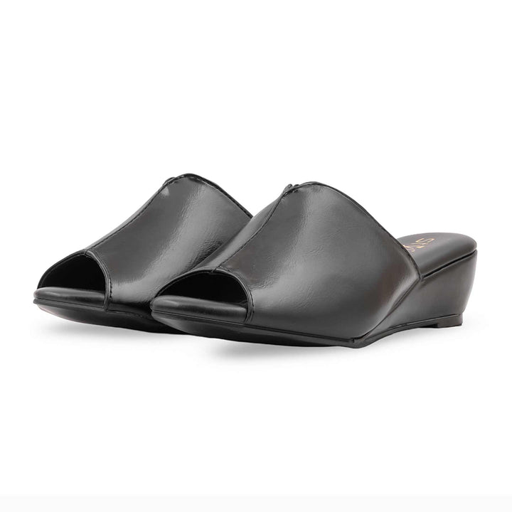 Black Formal Slipper For Women FR8609