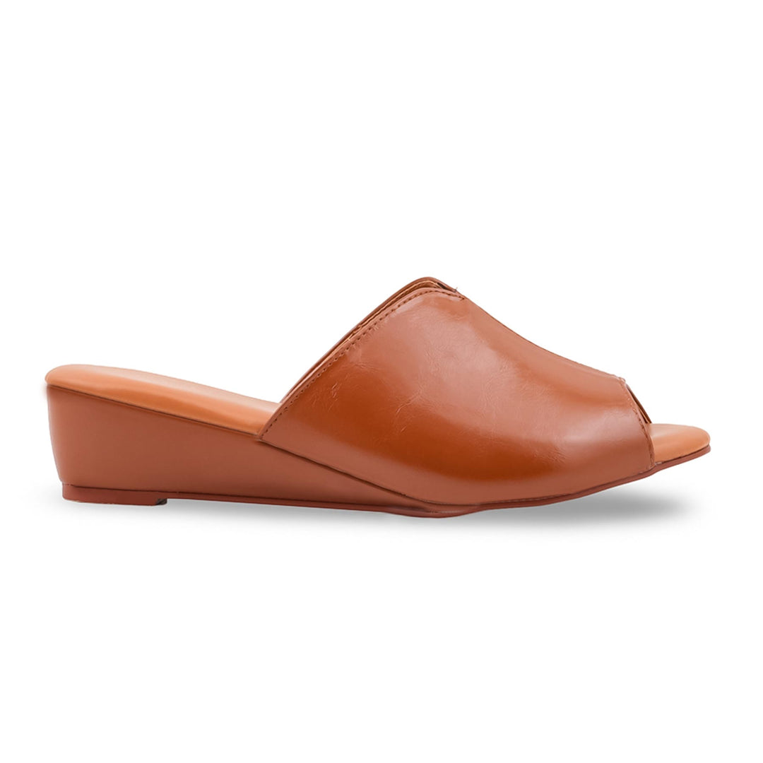 Tan Formal Slipper For Women FR8609