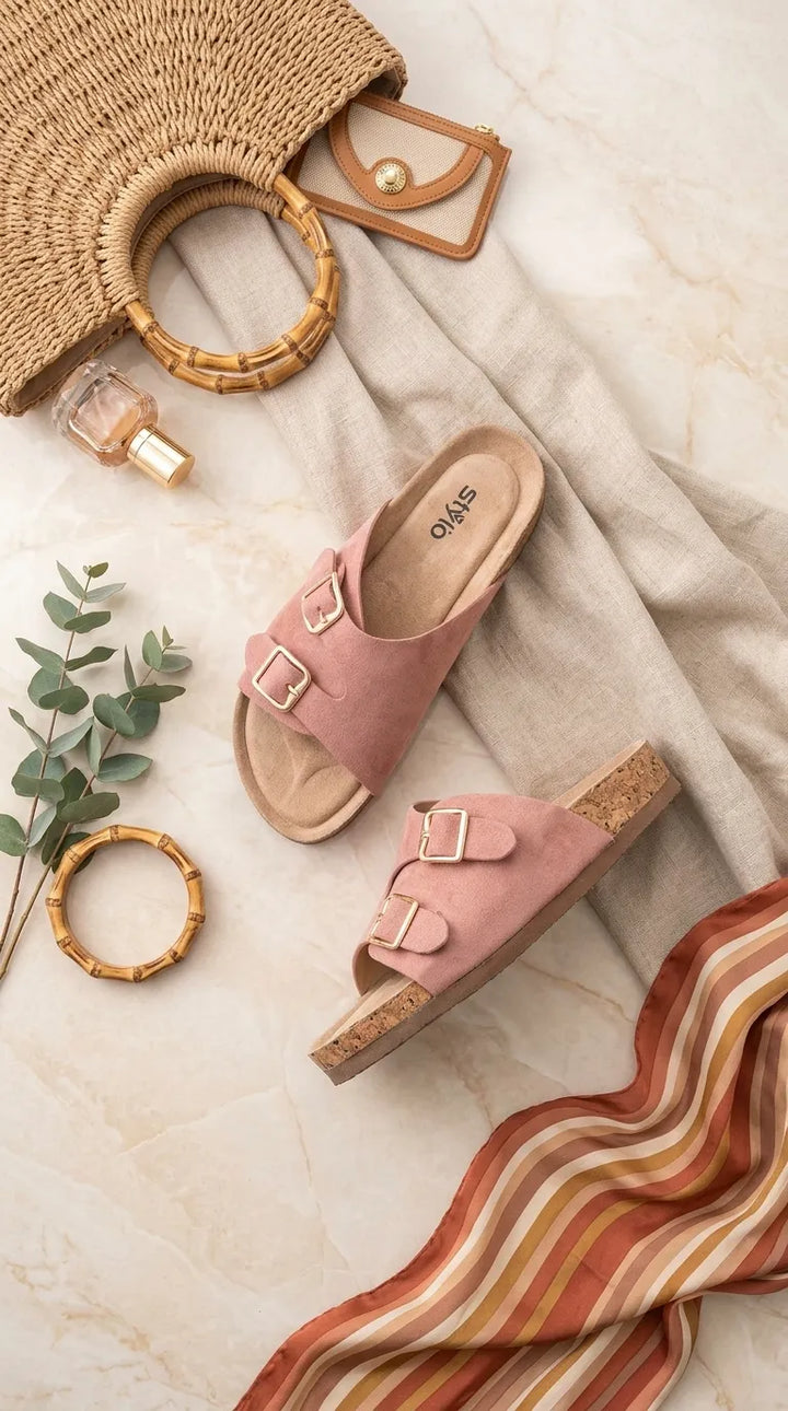 Pink Formal Slipper For Ladies FR8616