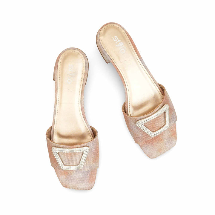 Golden Formal Slipper For Women FRS002