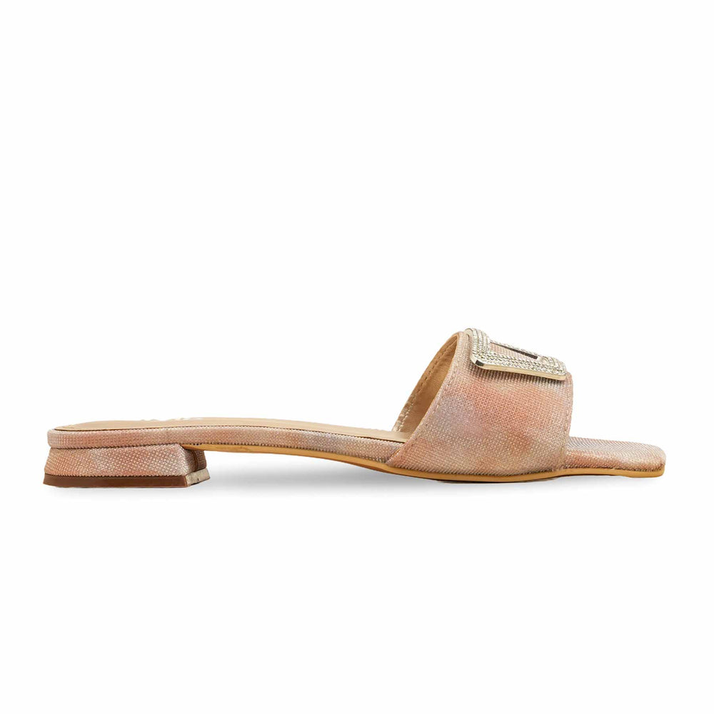 Golden Formal Slipper For Women FRS002