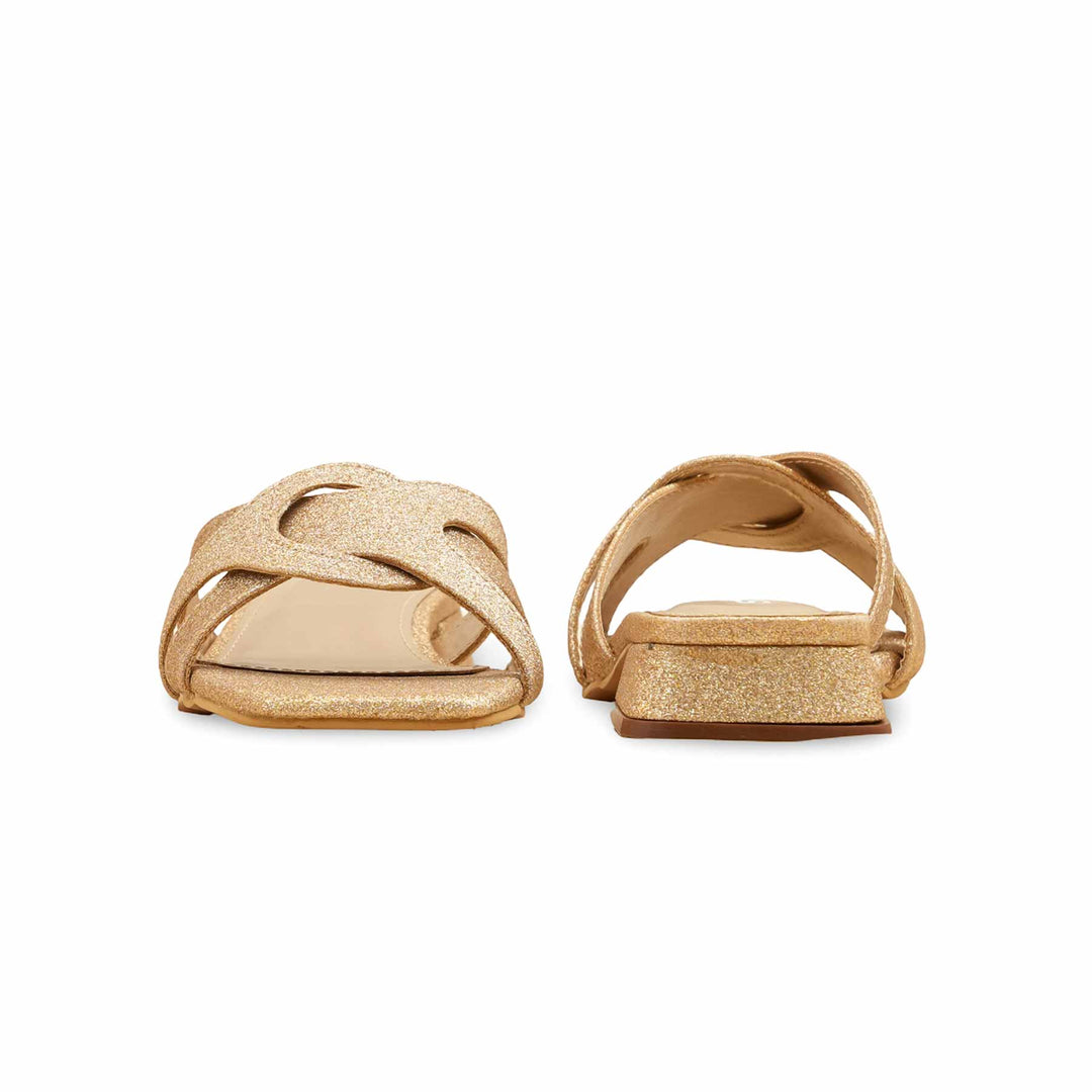 Golden Formal Slipper For Women FRS003