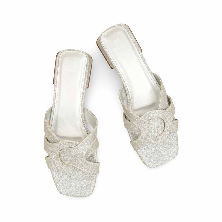 Silver Formal Slipper For Women FRS003