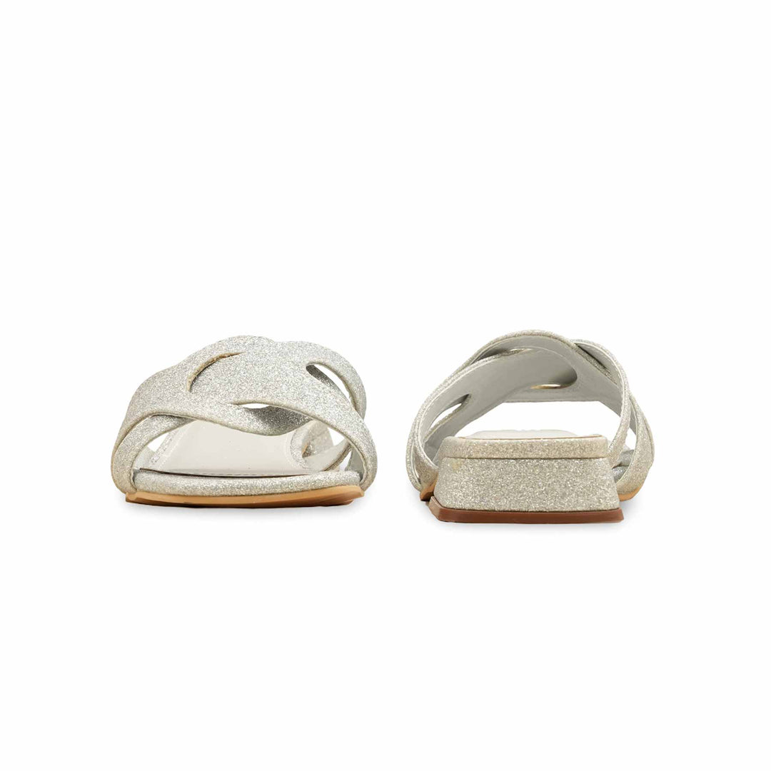 Silver Formal Slipper For Women FRS003