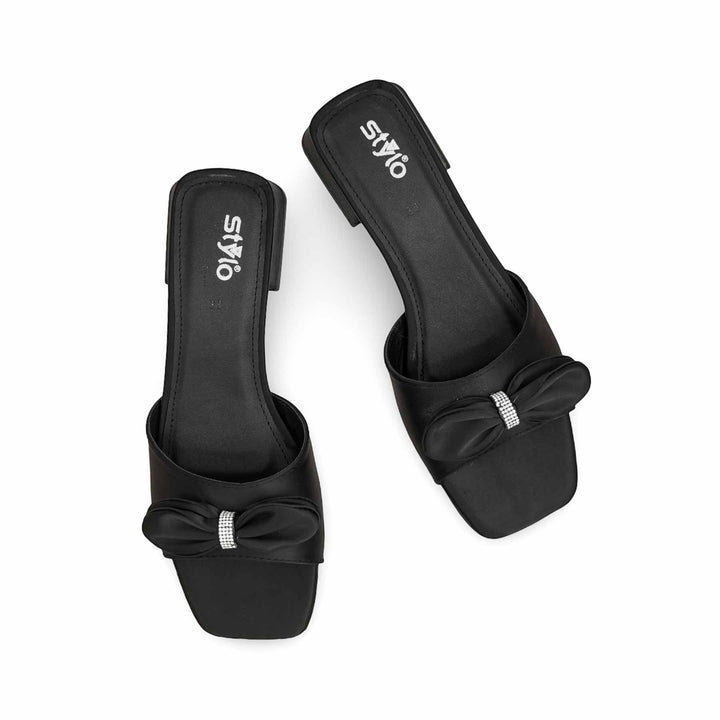 Black Formal Slipper For Women FRS004