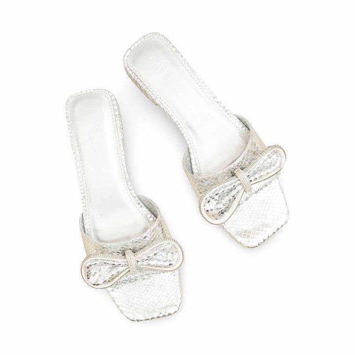 Silver Formal Slipper For Women FRS006