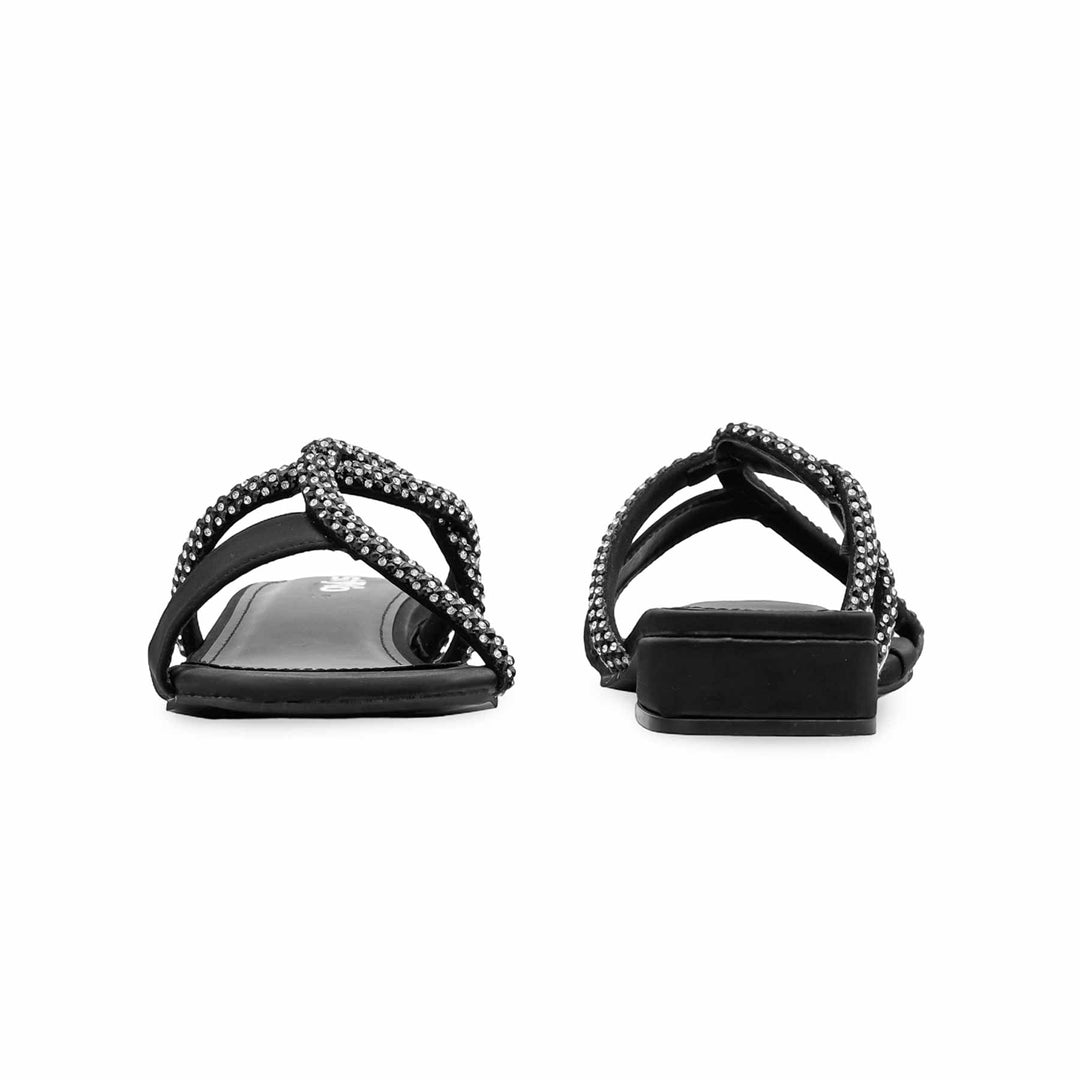Black Formal Slipper For Women FRS007