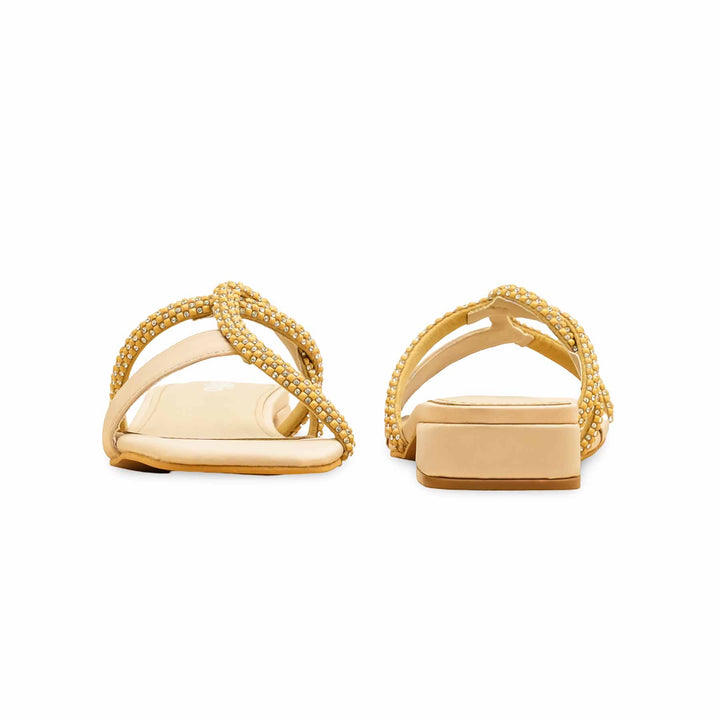 Beige Formal Slipper For Women FRS007