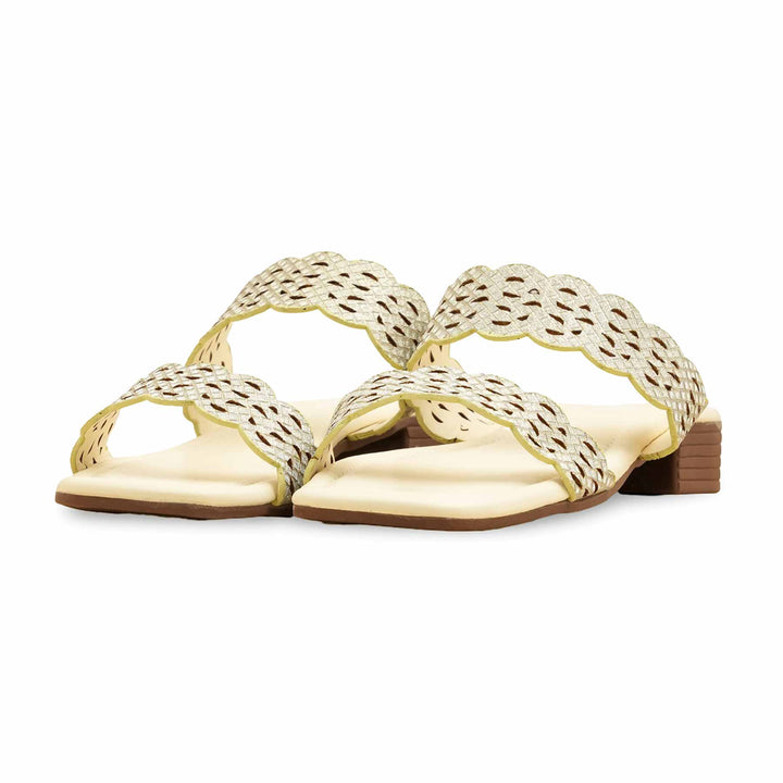 Beige Formal Slipper For Ladies FRS009