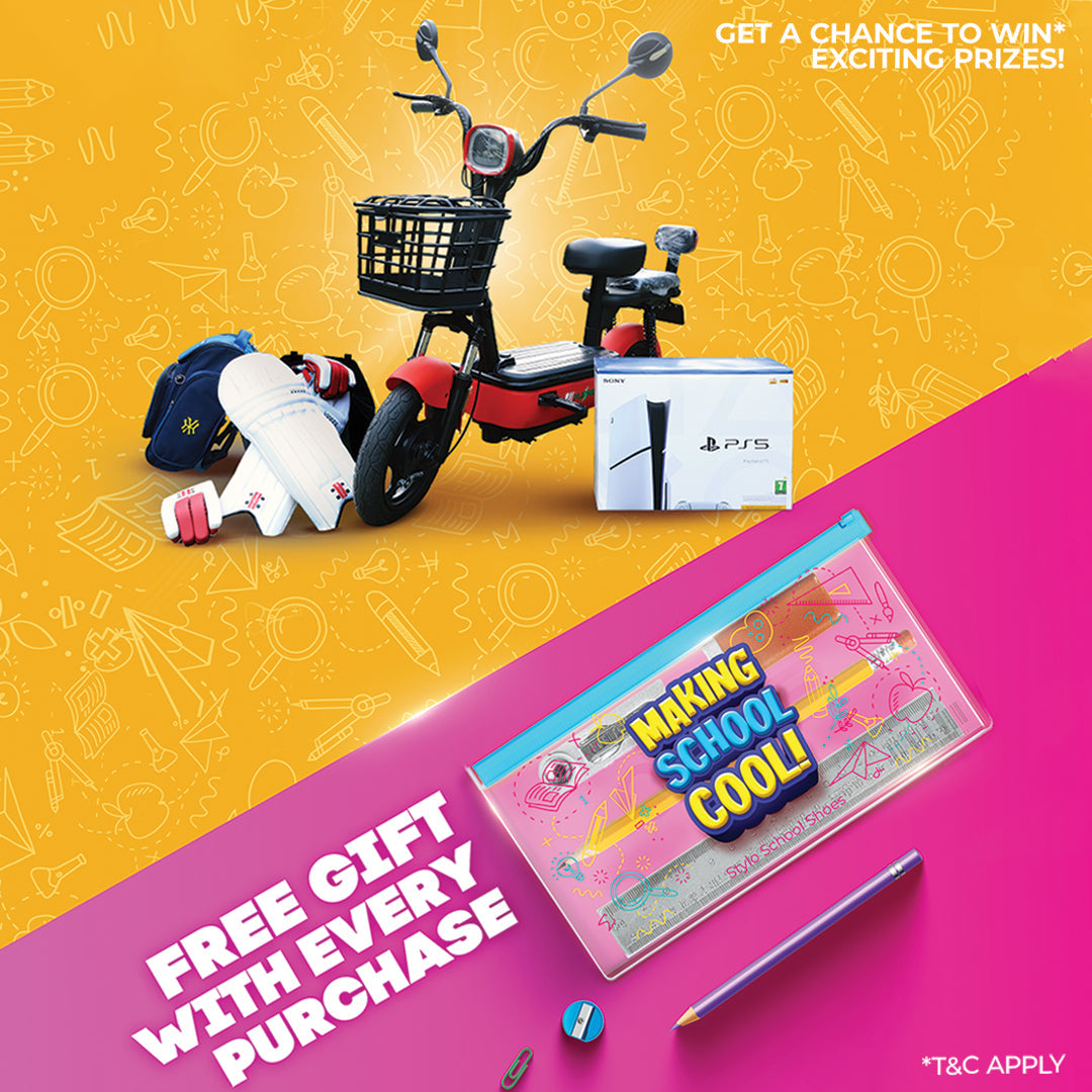 Boys Black Lace Up School Shoes SK1091