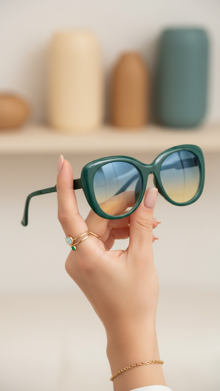 Green Ladies Sunglasses G40007