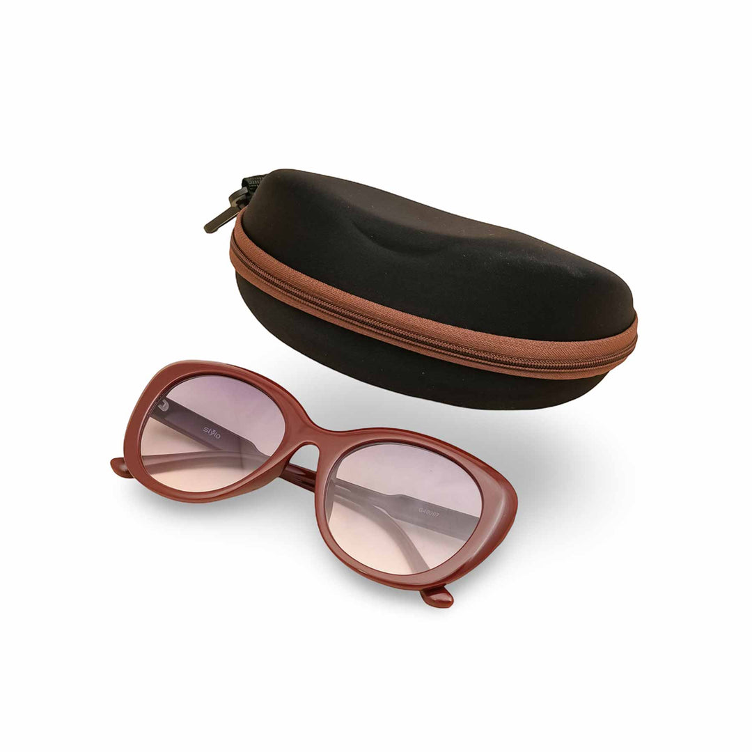Maroon Ladies Sunglasses G40007