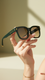 Green Ladies Sunglasses G40016