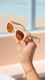 Beige Ladies Sunglasses G40024