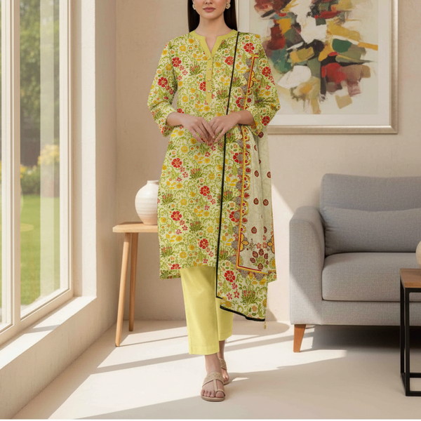 3PC Unstitched Printed Suit US5467