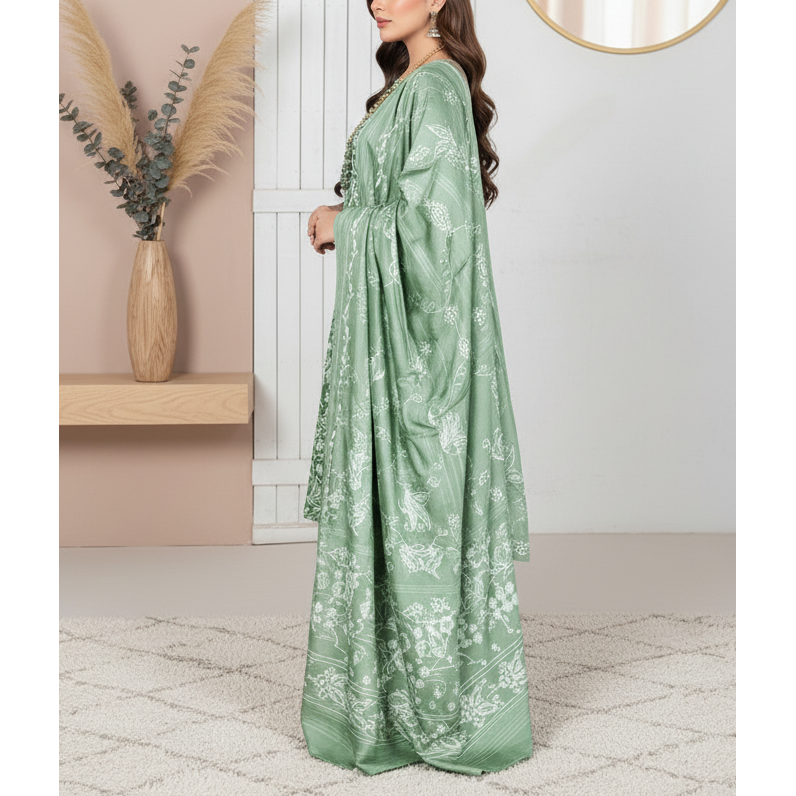 3PC Unstitched Embroidered Suit US5507