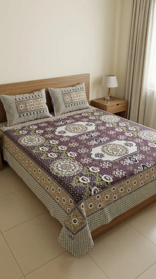 Double Bed Bedsheet HT100602