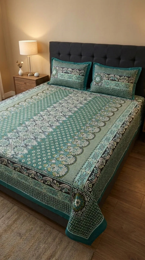 Double Bed Bedsheet HT100611