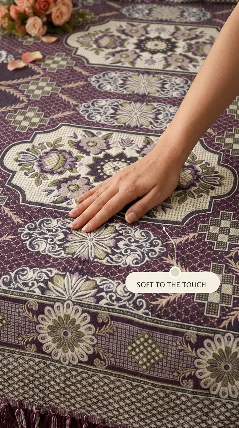 Multani Mailkhor - Double Bed Bedsheet HT100666